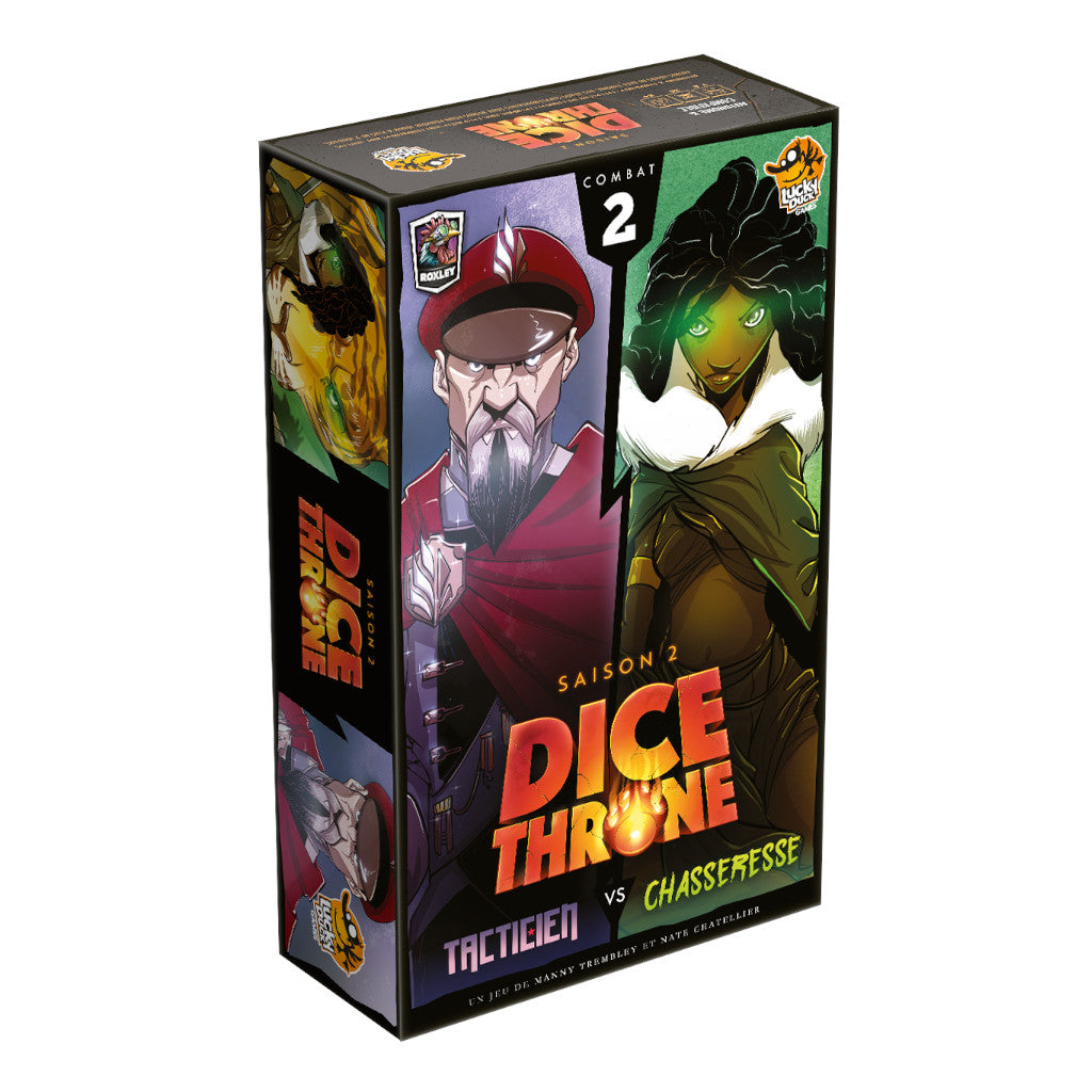 Dice Throne S2- Tacticien vs Chasseresse